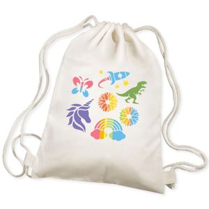 Set Decora Un Mochila Con Plantillas 4M