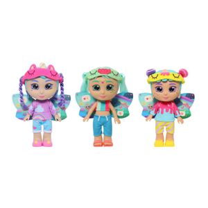 Muñeca Whimsy Wings Con Cuento Cabello Turquesa