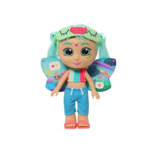 Muñeca Whimsy Wings Con Cuento Cabello Turquesa