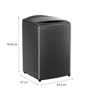 Lavadora LG WT19BV6T 19 Kg Negro
