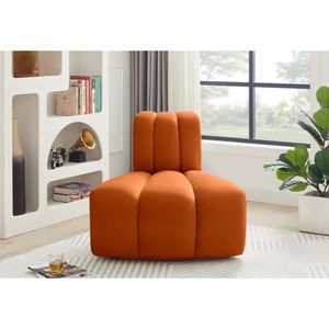 Sillón Minimalista Shey color Naranja TU MESITA