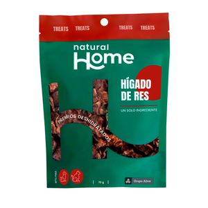 Snack para Perros NATURAL HOME Todas las Etapas y Razas Hígado Res Bolsa 70g