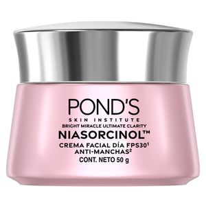 Crema Facial PONDS Bright Miracle Niasorcinol Antimanchas Día FPS30 Frasco 50g