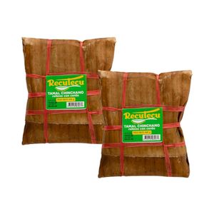 Pack Tamal Chinchano de Chancho RECUTECU Paquete 400g x 2un