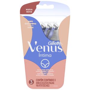 Máquina de Afeitar GILLETTE Venus Íntima Paquete 3un
