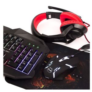Combo Gamer Halion HA-403C Hunter Luz Led Rainbow
