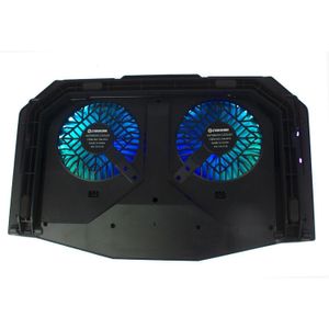 Cooler Cybercool HA-N10 para laptops de 9″ hasta 17″ Luces RGB