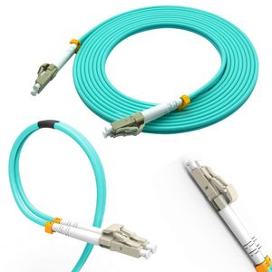 Cable Patch Cord de Fibra Optica OM3 3.0mm LC-LC 50dB 50/25 100 Metros