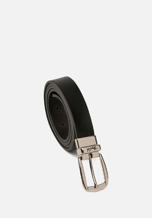 CORREA REVERSIBLE DE CUERO LISO