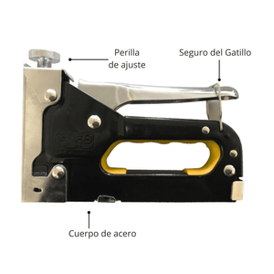 Engrapadora 4mm - 14mm tipo Pistola con Grapas C&A 140371