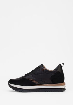 SNEAKERS BLACK & CROCO