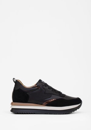 SNEAKERS BLACK & CROCO