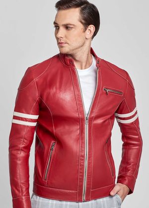 CASACA DE CUERO ESTILO RIDER