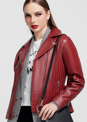 CASACA BIKER COLOR ENTERO