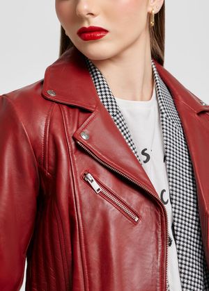 CASACA BIKER COLOR ENTERO