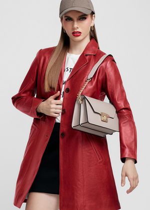 SACO LARGO DE ESTILO CLASICO