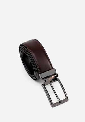 CORREA REVERSIBLE DE CUERO LISO