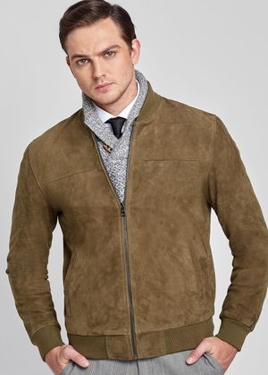 CASACA BOMBER SUEDE