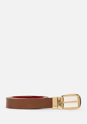 CORREA REVERSIBLE DE CUERO LISO