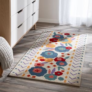 Alfombra Boucle con Diseño 70x140 cm