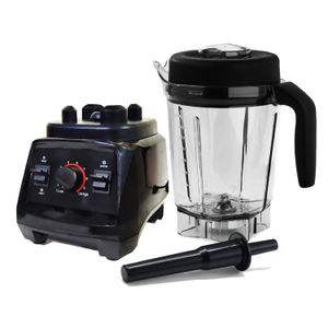 Licuadora Industrial Nationalizer 2 Litros y 2200 Watts Negro