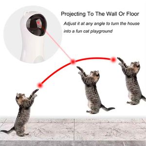 Juguete para Gatos Láser Automático Inteligente Blanco