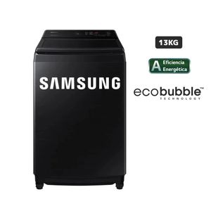 Lavadora Automatica Ecobubble  de 13 Kg Samsung WA13CG5441BV Negro