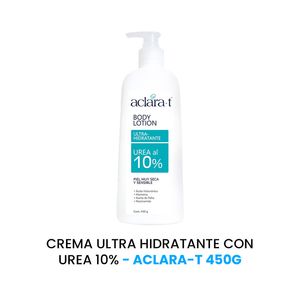 Crema Ultra hidratante con urea 10% Aclara-T 450Gr