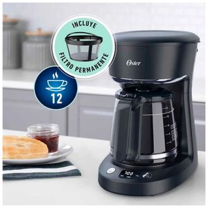 Cafetera Programable Oster De 12 Tazas BVSTDCP12B