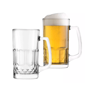 Set 2 Vasos Chops Cervecero Diseño Labrado 570 ml BMZB03