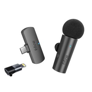Micrófono Lavalier Fifine M6 Wireless para Android y iPhone