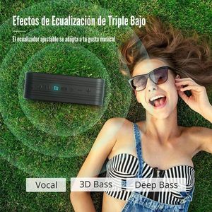 Parlante Tronsmart Force Max 80W Bluetooth IPX6 Waterproof Negro