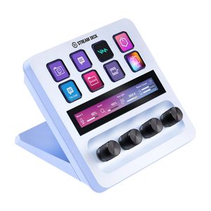 ElGato Stream Deck+ Plus 8 Teclas LCD Personalizables Blanco