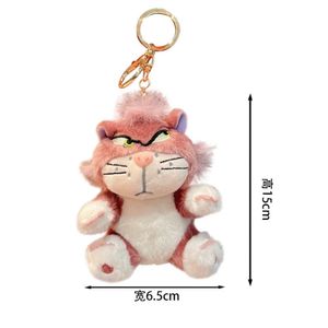Llavero Peluche Gato Lucifer Rosa 12 cm