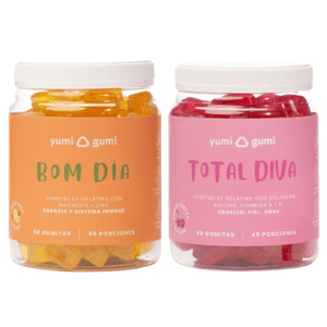 Pack Bom Día + Total Diva Gomitas Yumi Gumi 90 Und