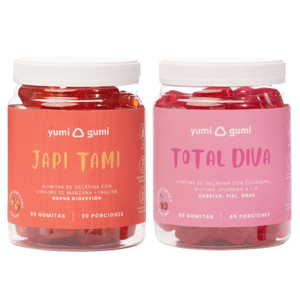 Pack Japi Tami + Total Diva Gomitas Yumi Gumi 90 Und