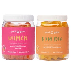 Pack Wuman + Bom Día Gomitas Yumi Gumi 90 Und Limón