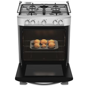 Cocina De Piso A Gas De 60 Cm Gris Mabe - Cmp6015sg0