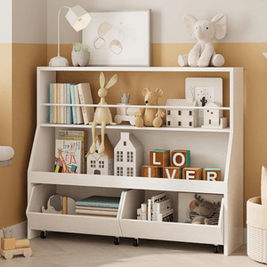 Juguetero Organizador Infantil Malia Niebla Muebles Bonno