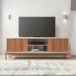 Mesa de Tv 72" Tannen MDP/MDF Maple/Beige Caemmun