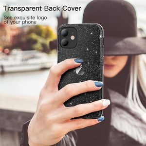 Case para iPhone 12 mini, amortiguador de choques, negro