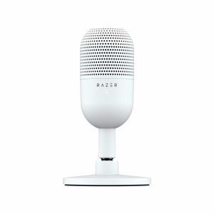 Microfono Gamer Razer Seiren V3 Mini Usb Supercardioide C/N Sensor Touch Silent White