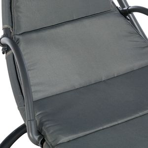 Silla terraza colgante Gris Oscuro Casa del Mediterráneo Hespéride