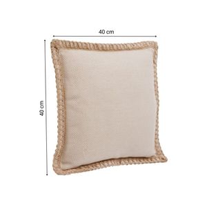 Cojín Decorativo de Terraza Jacquard Yute 40x40cm Hespéride
