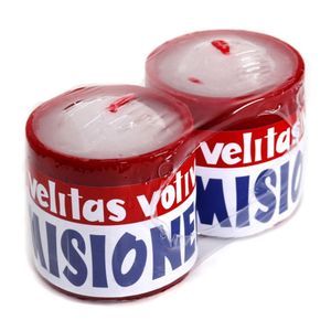 Vela votiva misionera Tipo 24 x 2 unidades