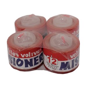 Vela misionera Tipo 12 x 4 unidades