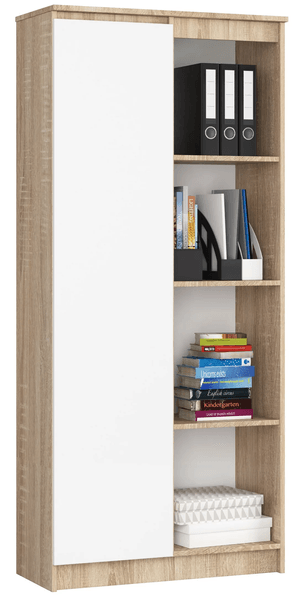 Ropero Organizador Yeka color Duna/Blanco 1 puerta TU MESITA
