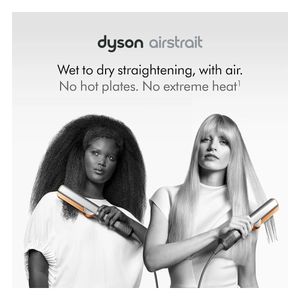 Dyson Airstrait Plata– 220V Plancha de Cabello