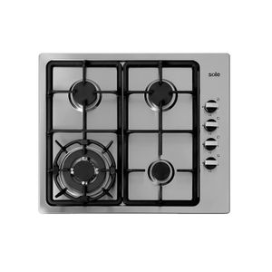 Cocina Empotrable 4 Hornillas Solco036 58 Cm Inox Sole