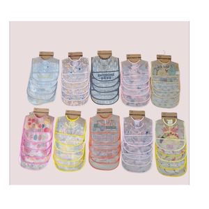 Set de 5 Baberos Plastificados